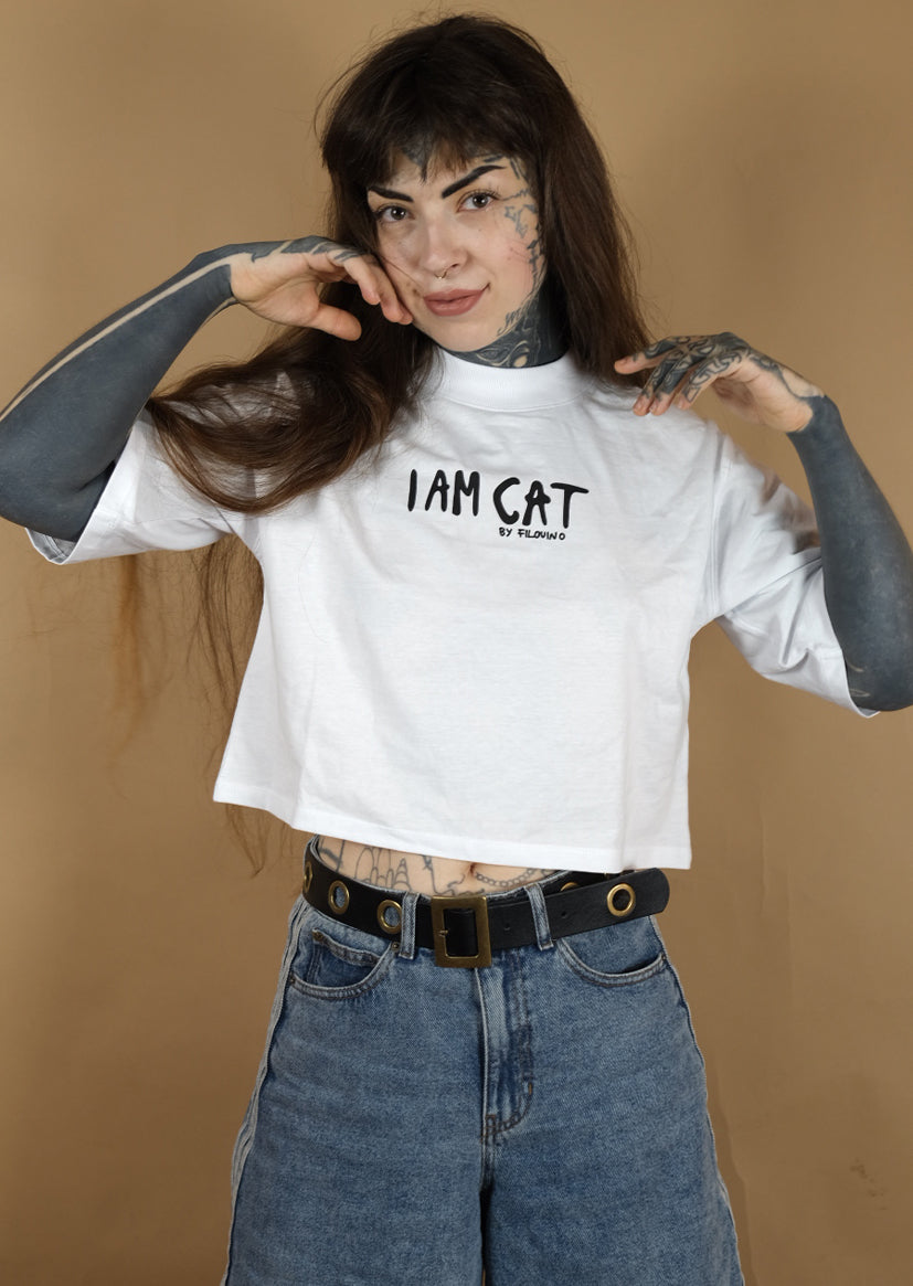 I AM CAT - CROP TOP